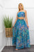 Chiffon Crop Top Slit Maxi Skirt Set-Set-Moda Fina Boutique