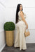 Linen Crop Top Wide Leg Pant Set Tan-Set-Moda Fina Boutique