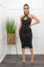 Aria Embellished Rhinestone Black Midi Dress-Midi Dress-Moda Fina Boutique