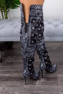 Bad Girl Black Boots-Shoes-Moda Fina Boutique