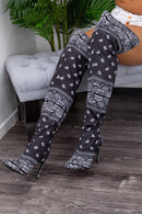 Bad Girl Black Boots-Shoes-Moda Fina Boutique